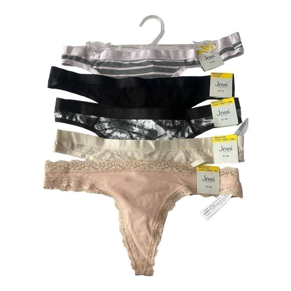 Jenni Thongs 5 Pieces Sz M